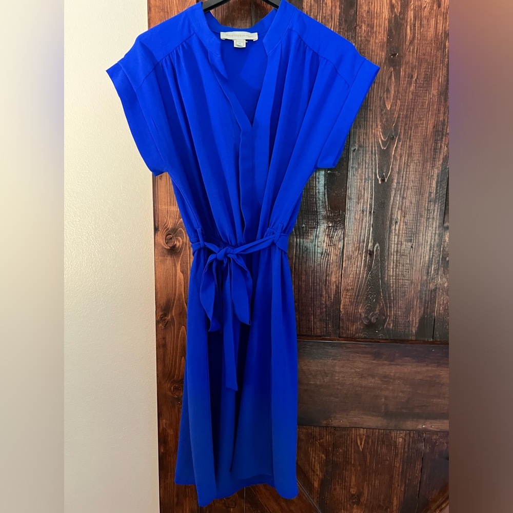 Blue Monteau dress